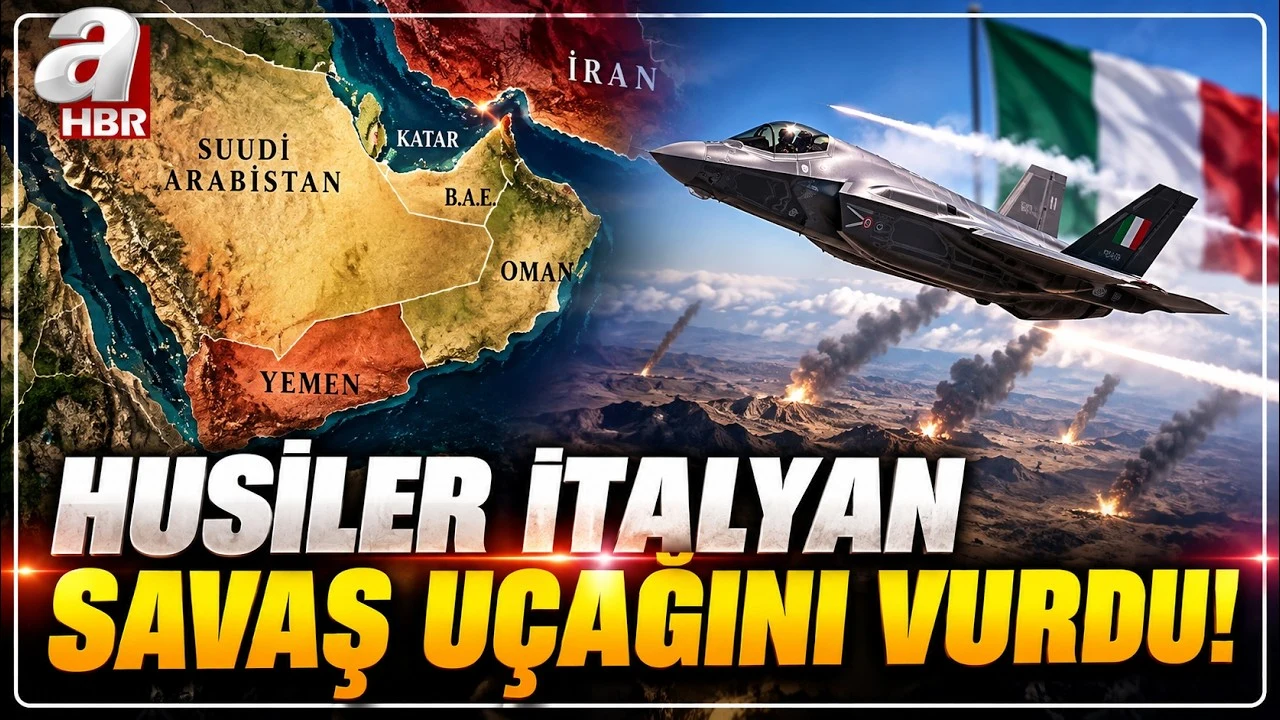 Suudi Arabistan'da Sıcak Gelişme: İtalya'ya Ait Savaş Uçağı Vuruldu!